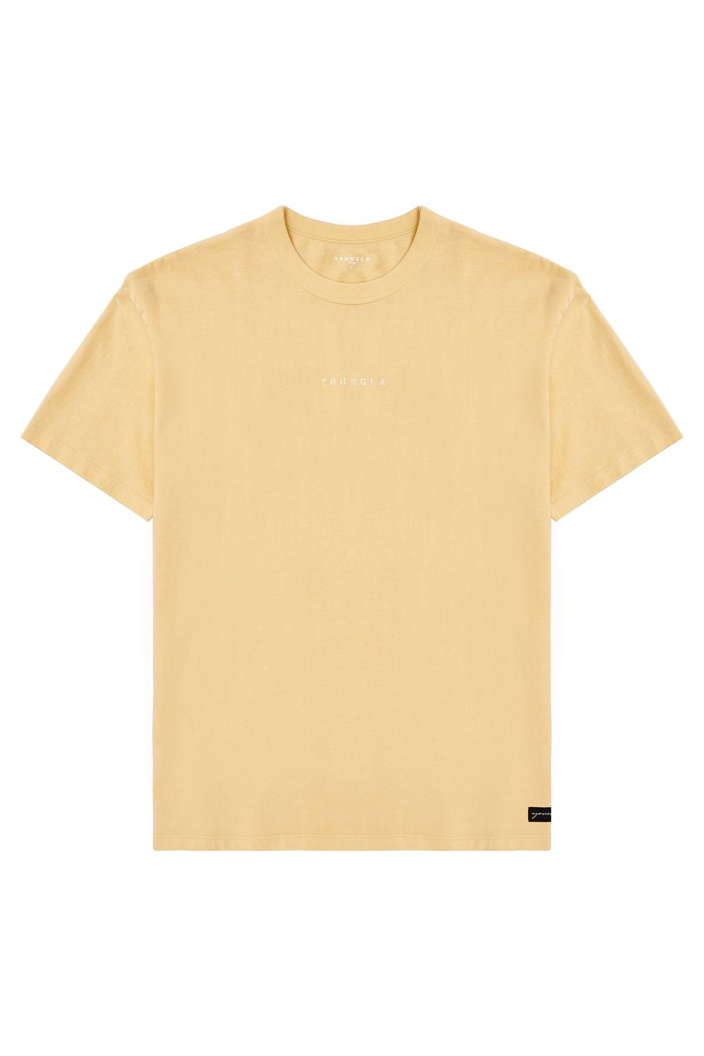 Young LA 472 - Mellow Logo Tees Yellow | Australia EHWYC-5462