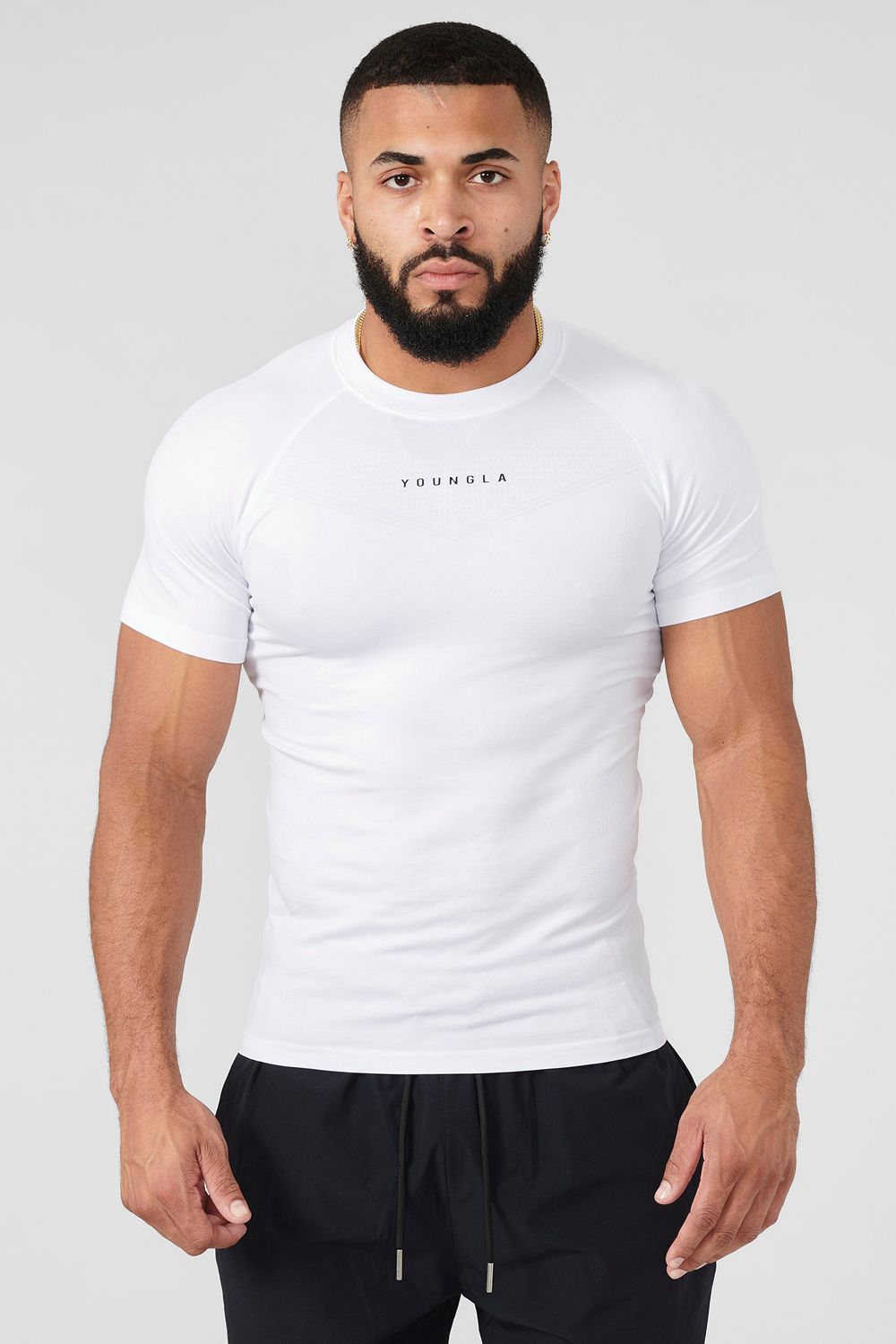 Young LA 475 Supervillain Compression Tees White | Australia MSPQG-4205