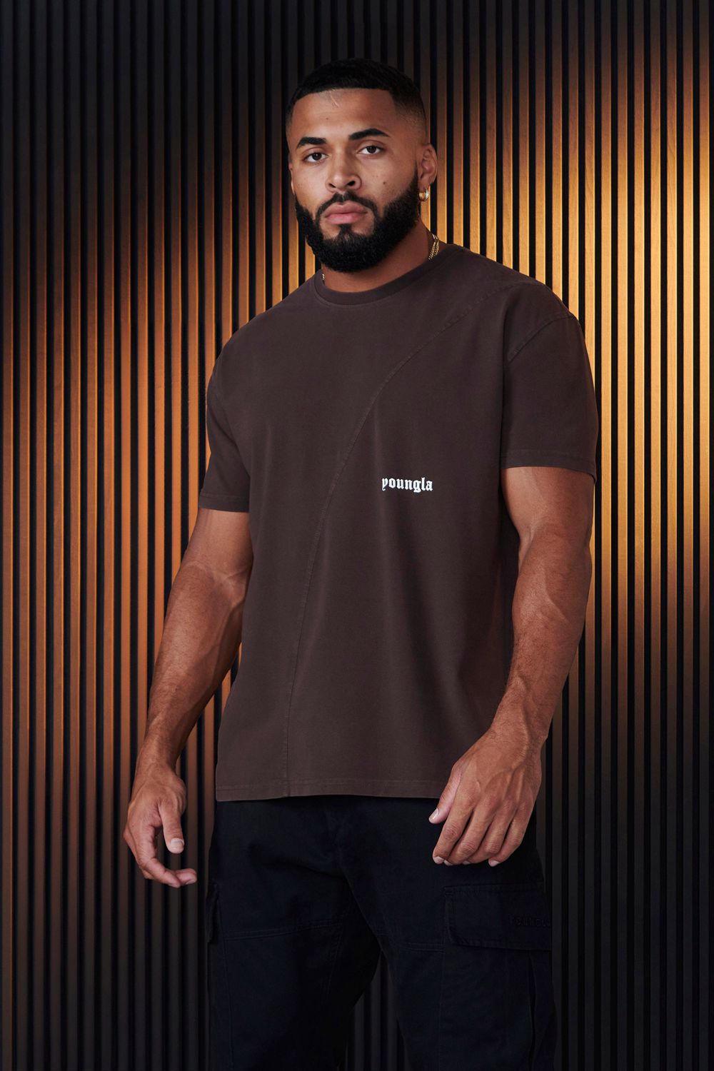 Young LA 478 - Infinity Tees Dark Brown | Australia DEHYR-8754