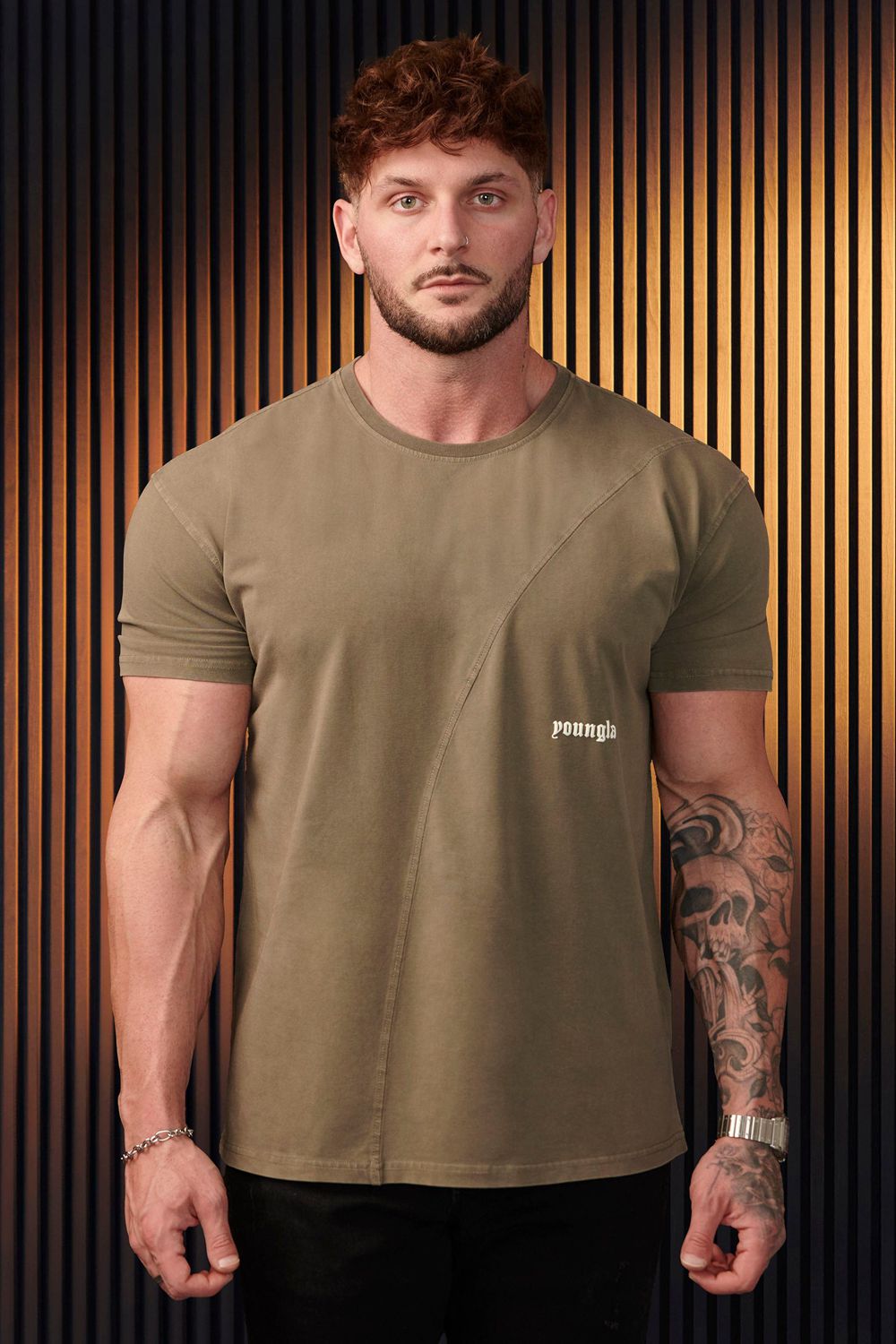 Young LA 478 - Infinity Tees Olive | Australia FXLOR-6473