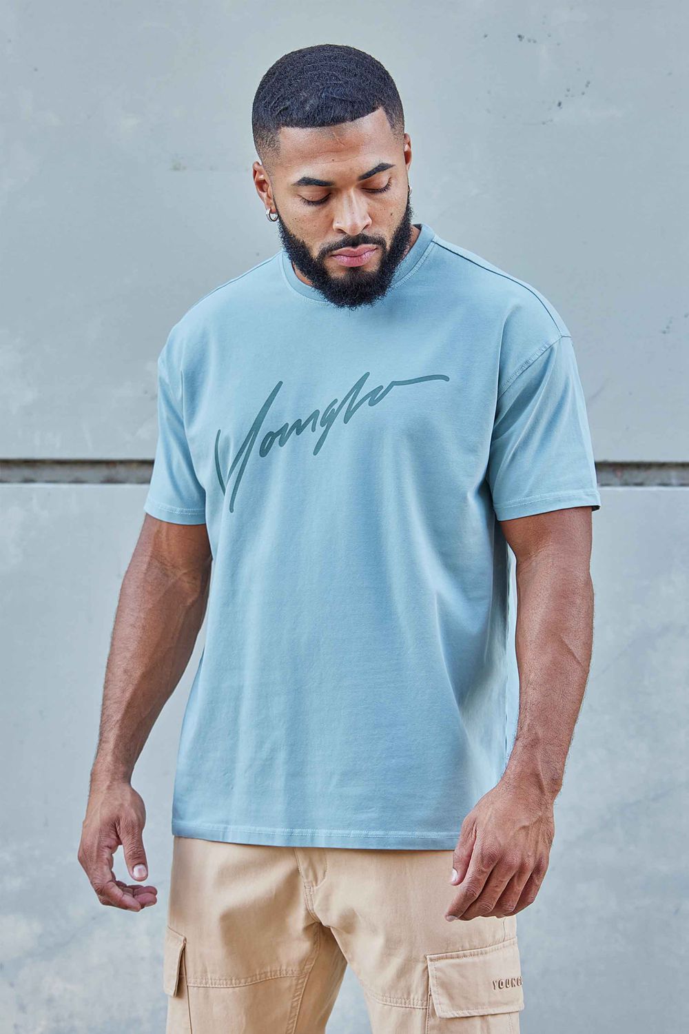 Young LA 479 - Tonal Tees Blue | Australia OMETU-2315