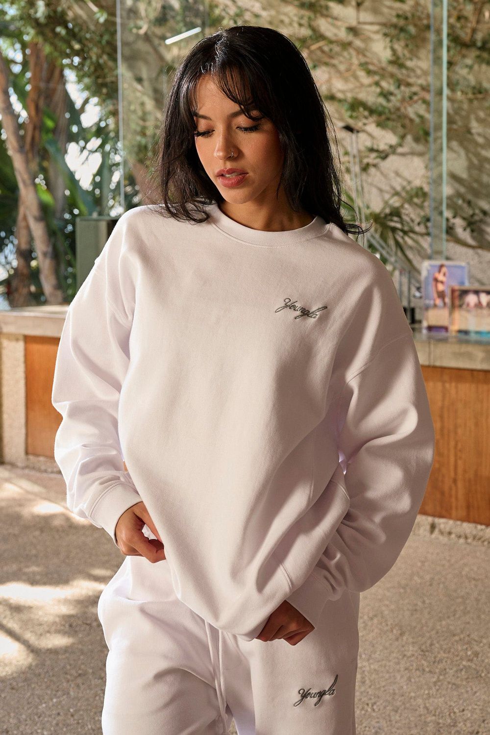 Young LA 5004 - Cloud Comfort Set - Crewneck Beige | Australia OWTPN-9674