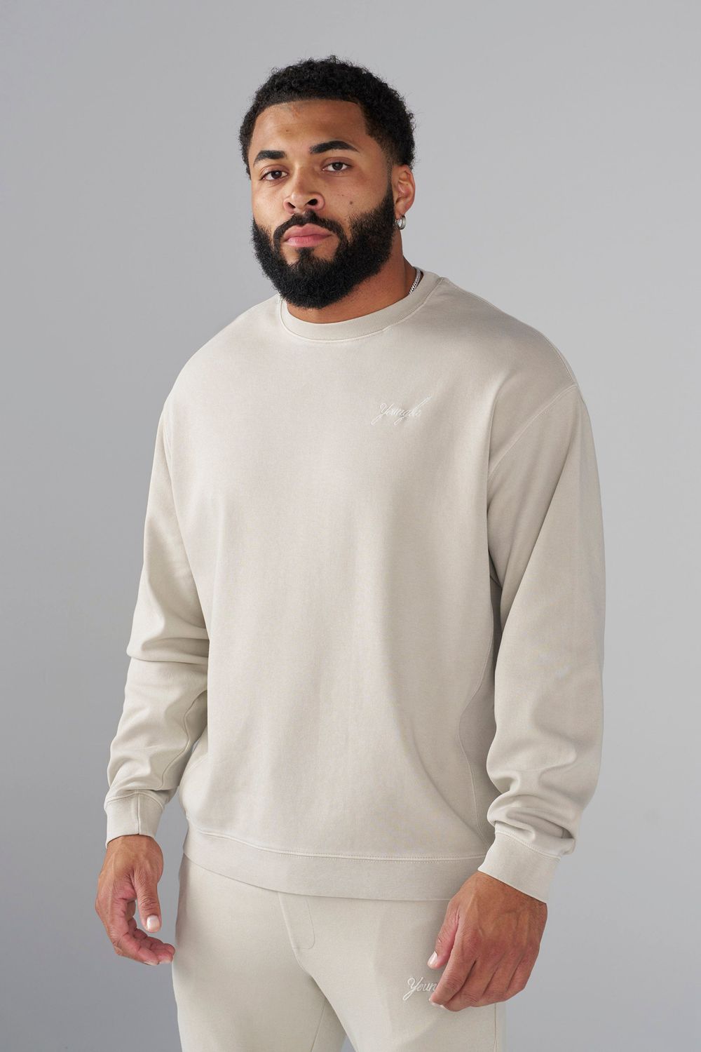 Young LA 5004 - Cloud Comfort Set - Crewneck Beige | Australia OWTPN-9674