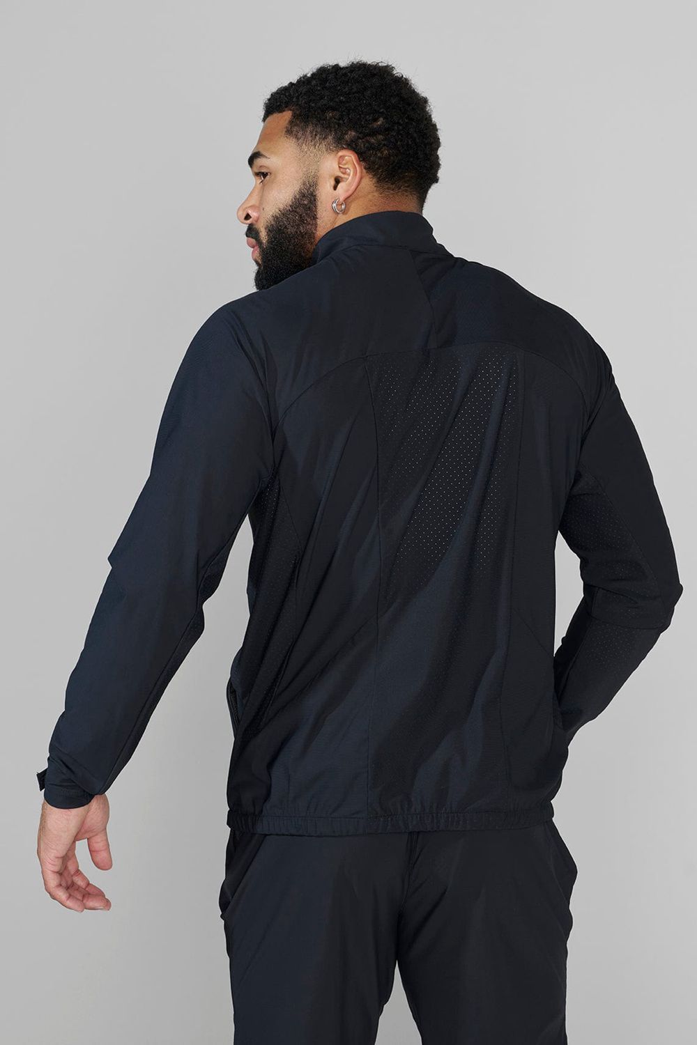 Young LA 5052 - Morning Run Zip-Up Black | Australia SYDLO-9273