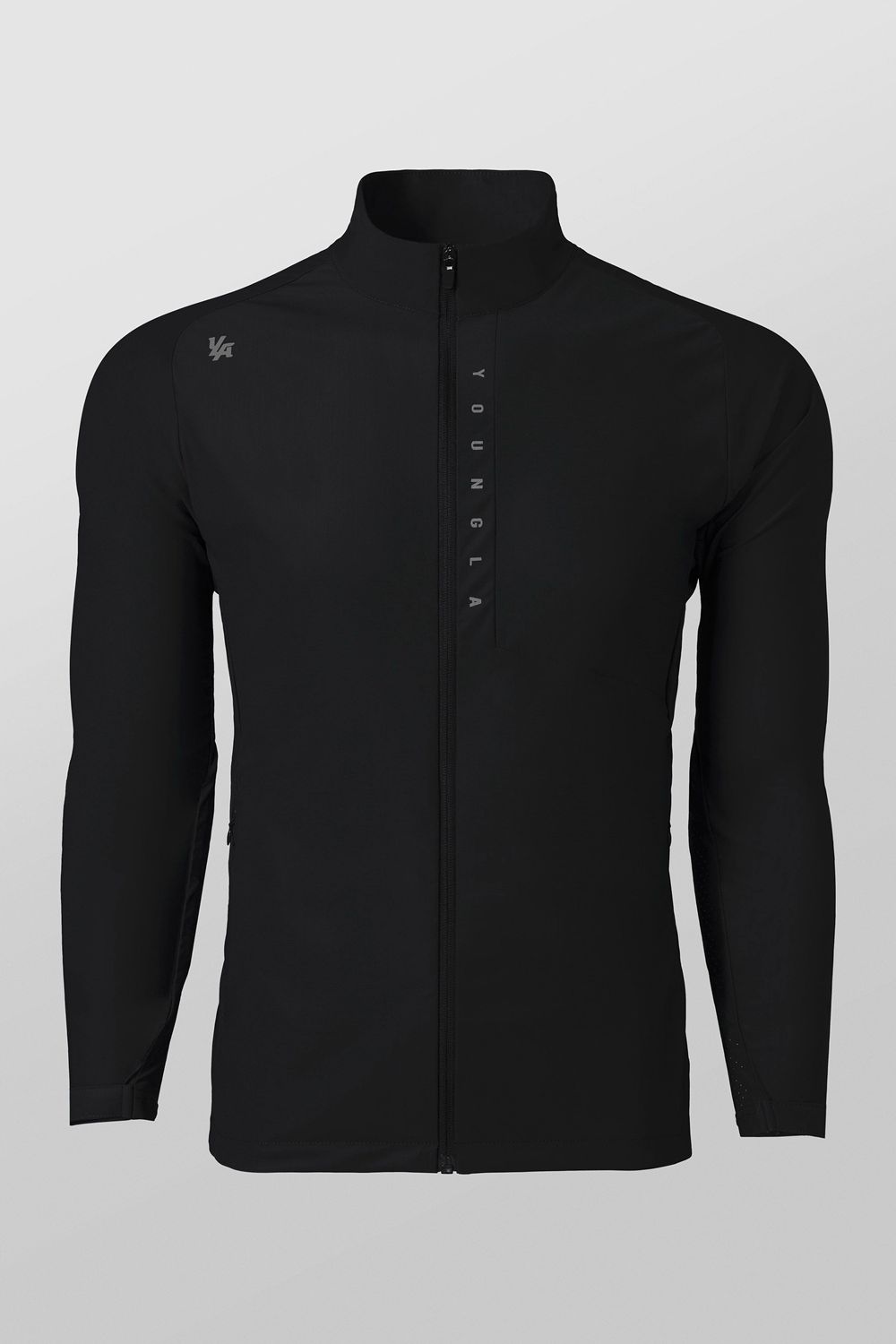 Young LA 5052 - Morning Run Zip-Up Black | Australia SYDLO-9273