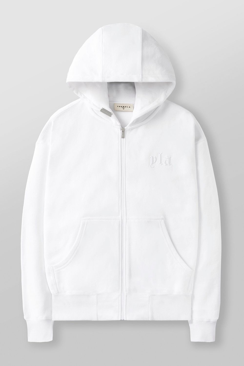 Young LA 5066 - Metal Zip-Up White | Australia IPCAY-0572