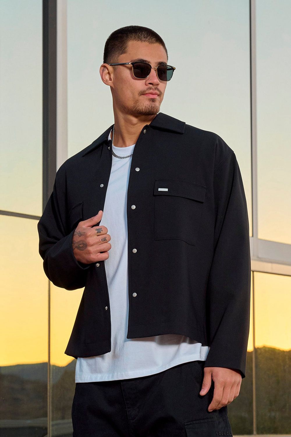 Young LA 506 - Runway Jackets Black | Australia ILBMK-0267