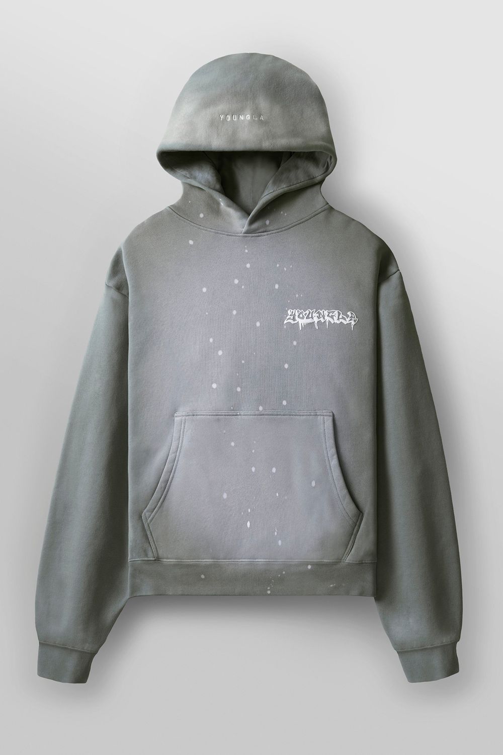 Young LA 5081 - Graffiti Hoodies Grey | Australia HGZQI-8627