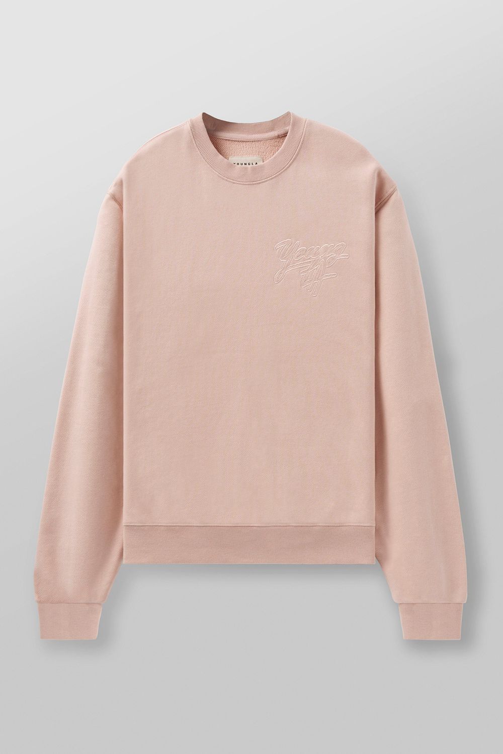 Young LA 5092 - Effortless Sets - Crewnecks Pink | Australia RPXDC-7829