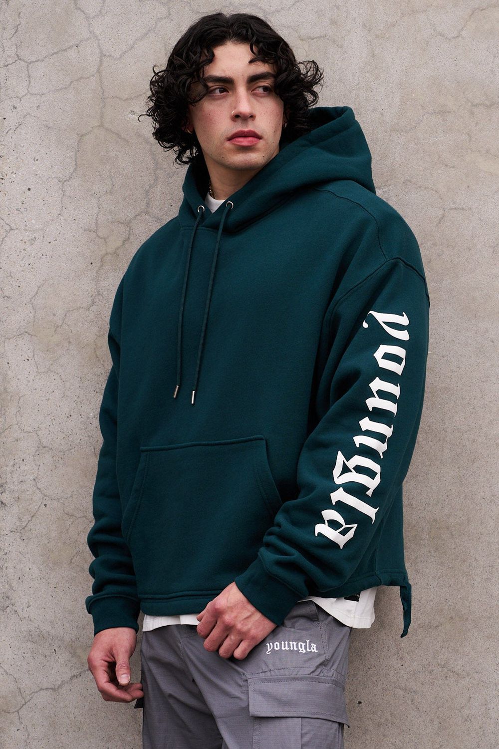 Young LA 5093 - Freeflow Hoodies Green | Australia PNLXB-4963