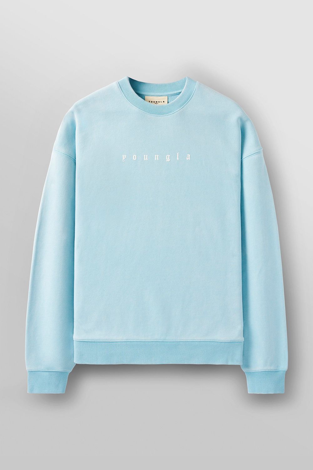 Young LA 5099 - Love Sets - Crewnecks Light Blue | Australia BNKPA-6703