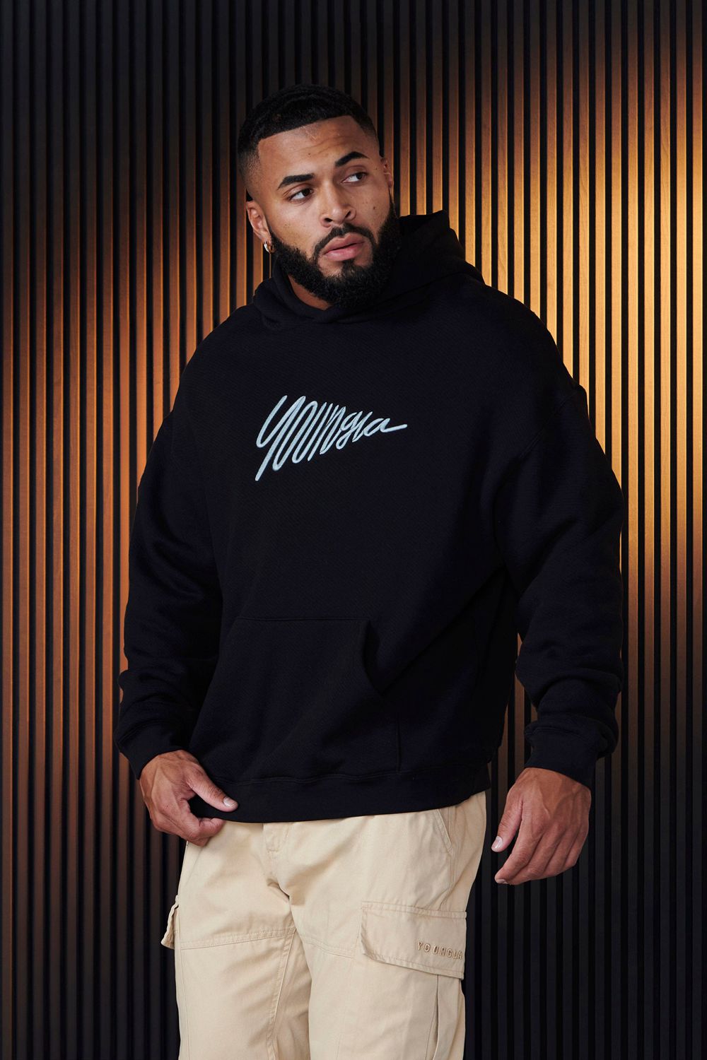 Young LA 510 - Wavy Hoodies Black | Australia UVYZW-9872