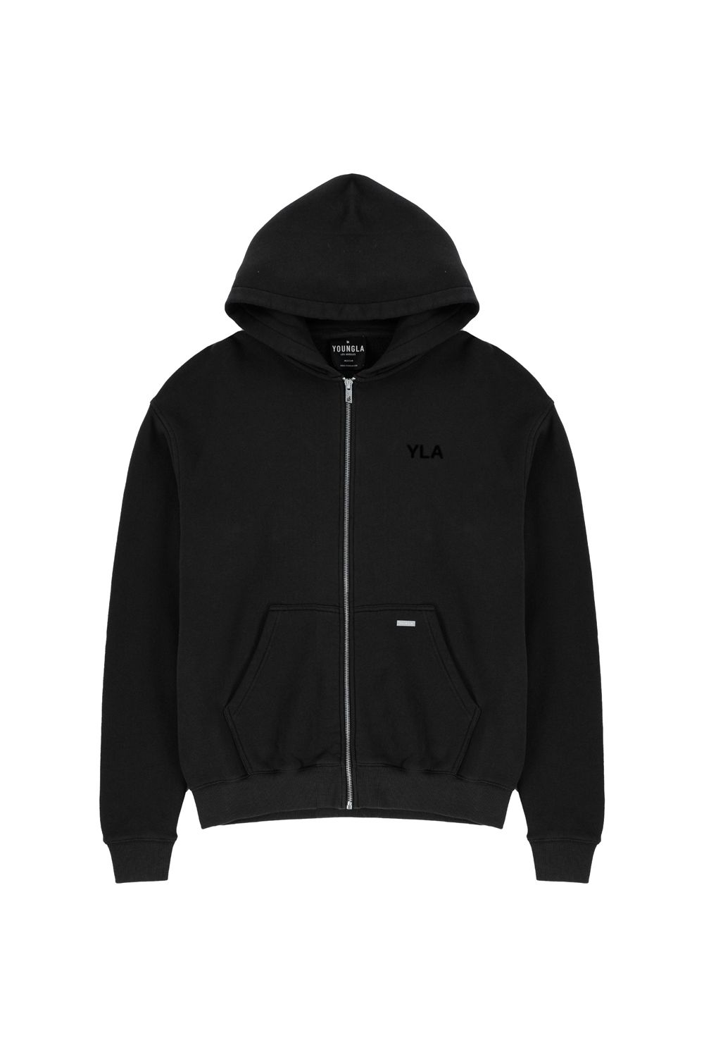 Young LA 515 Monarch Zip-Up Hoodie Black | Australia EYHNA-8567