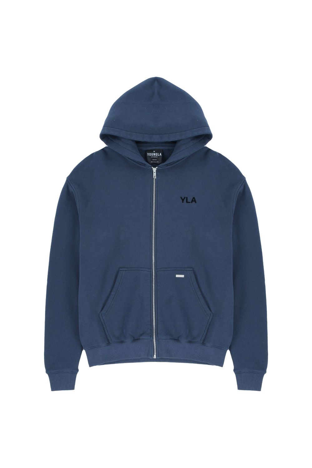 Young LA 515 Monarch Zip-Up Hoodie Blue | Australia XLIAR-2586