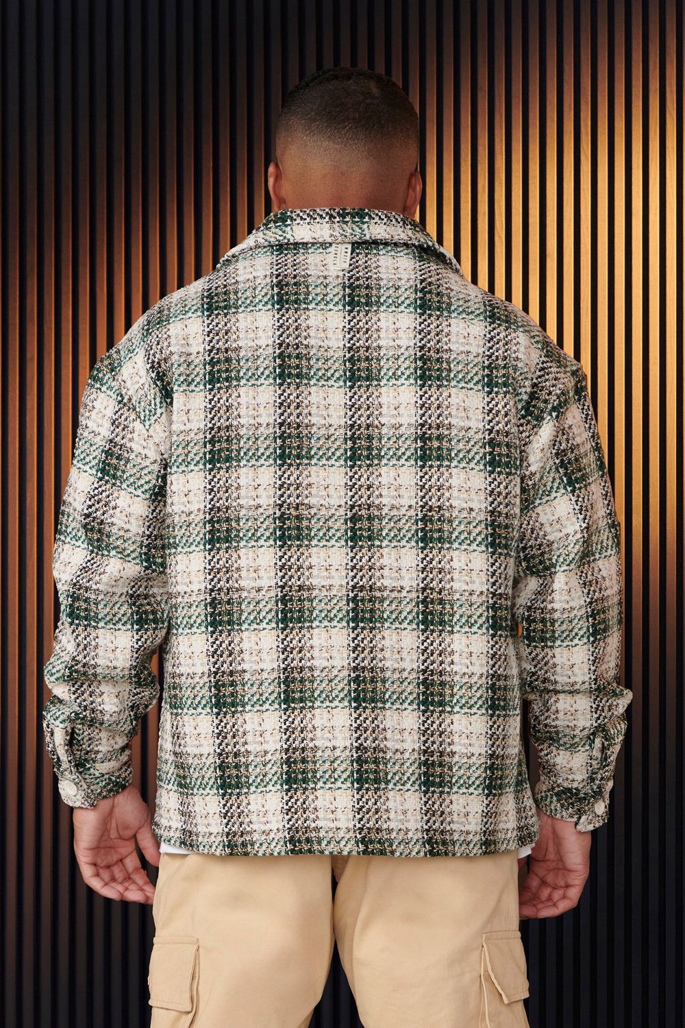 Young LA 519 - Woven Flannel Jackets Green | Australia BDCLZ-5928