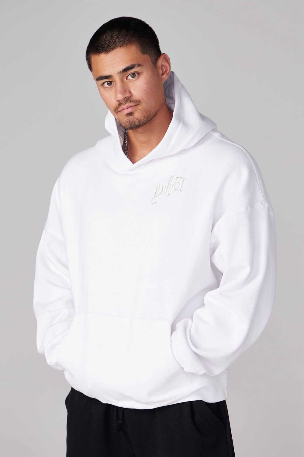 Young LA 522 - Marshmallow Hoodies White | Australia AMJVK-9358