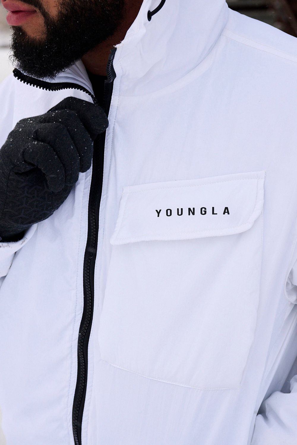 Young LA 525 - Rain Day Jacket White | Australia AWJMZ-5890