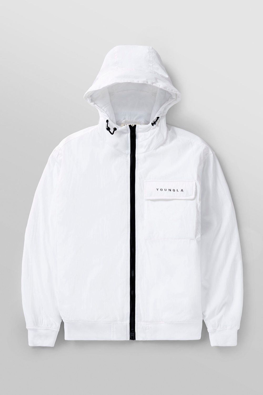 Young LA 525 - Rain Day Jacket White | Australia AWJMZ-5890