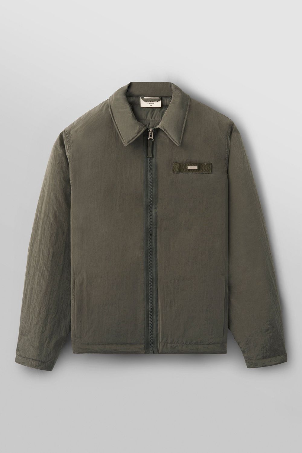 Young LA 529 - Crinkled Jacket Olive | Australia DNMLT-0173