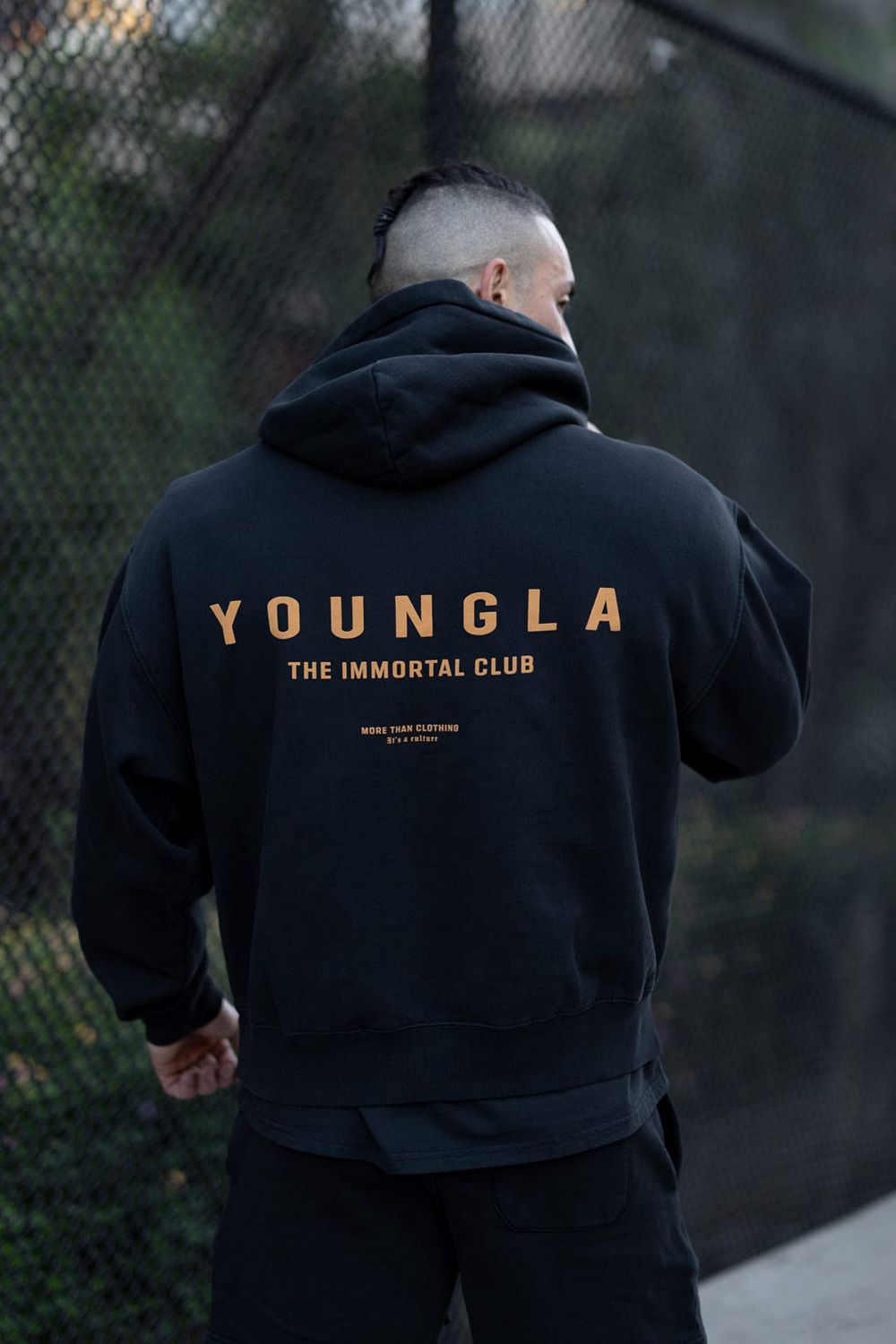 Young LA 533 - Immortal Club Hoodies Black | Australia GLRXW-9715