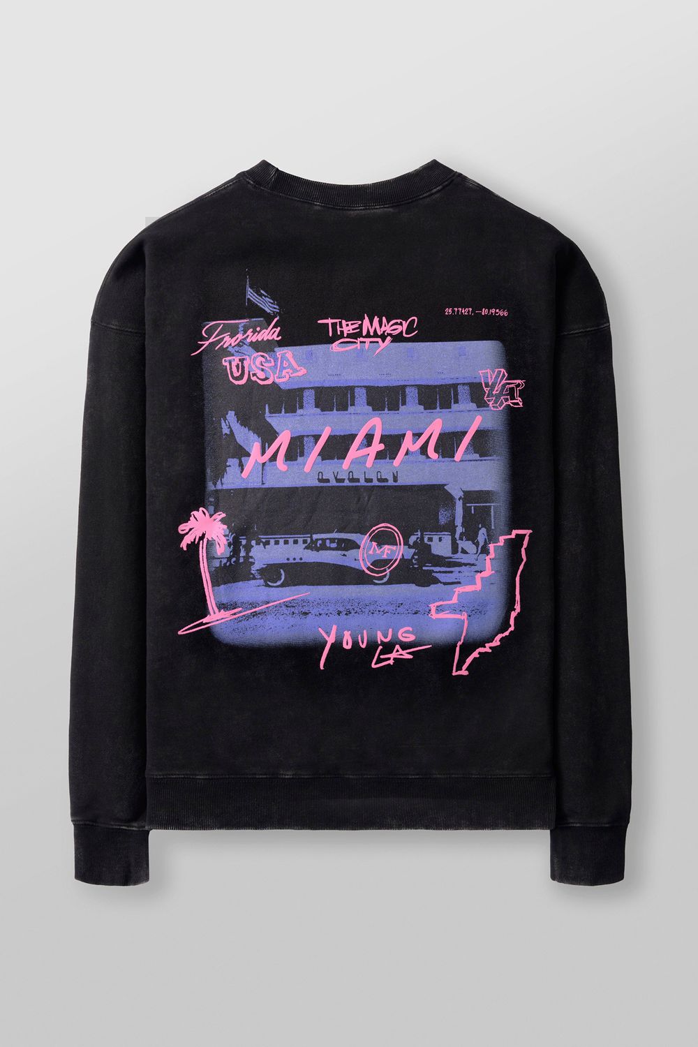 Young LA 565 - Us Tour Crewnecks Black | Australia GEXYS-5360