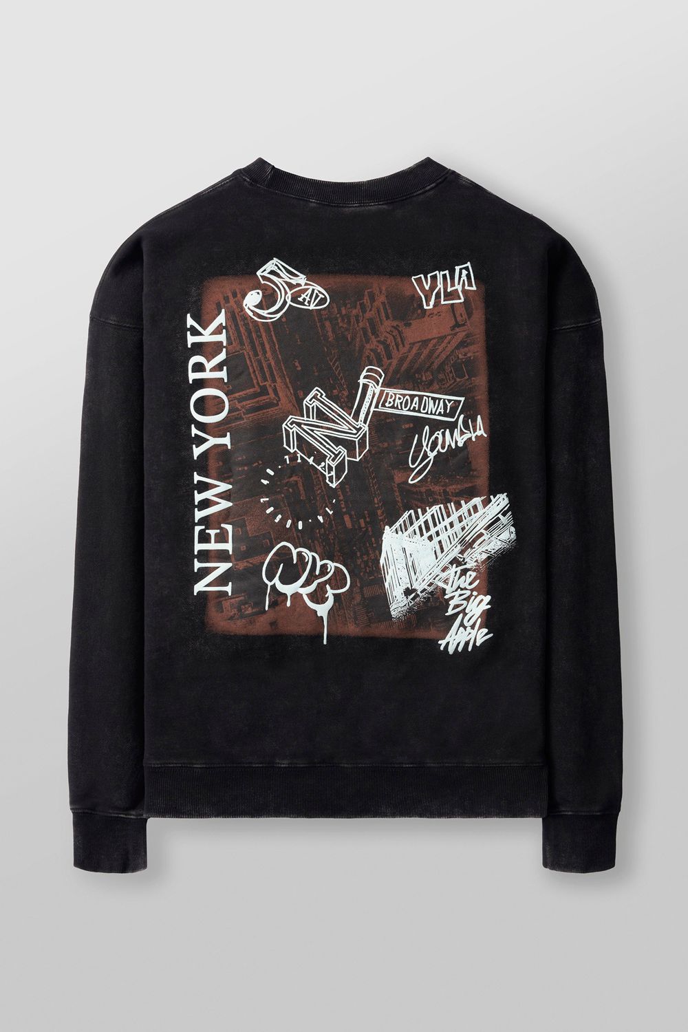 Young LA 565 - Us Tour Crewnecks Black | Australia PEZFM-9620