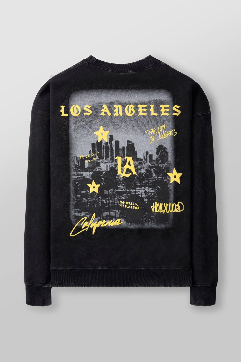 Young LA 565 - Us Tour Crewnecks Black | Australia UJCON-7035