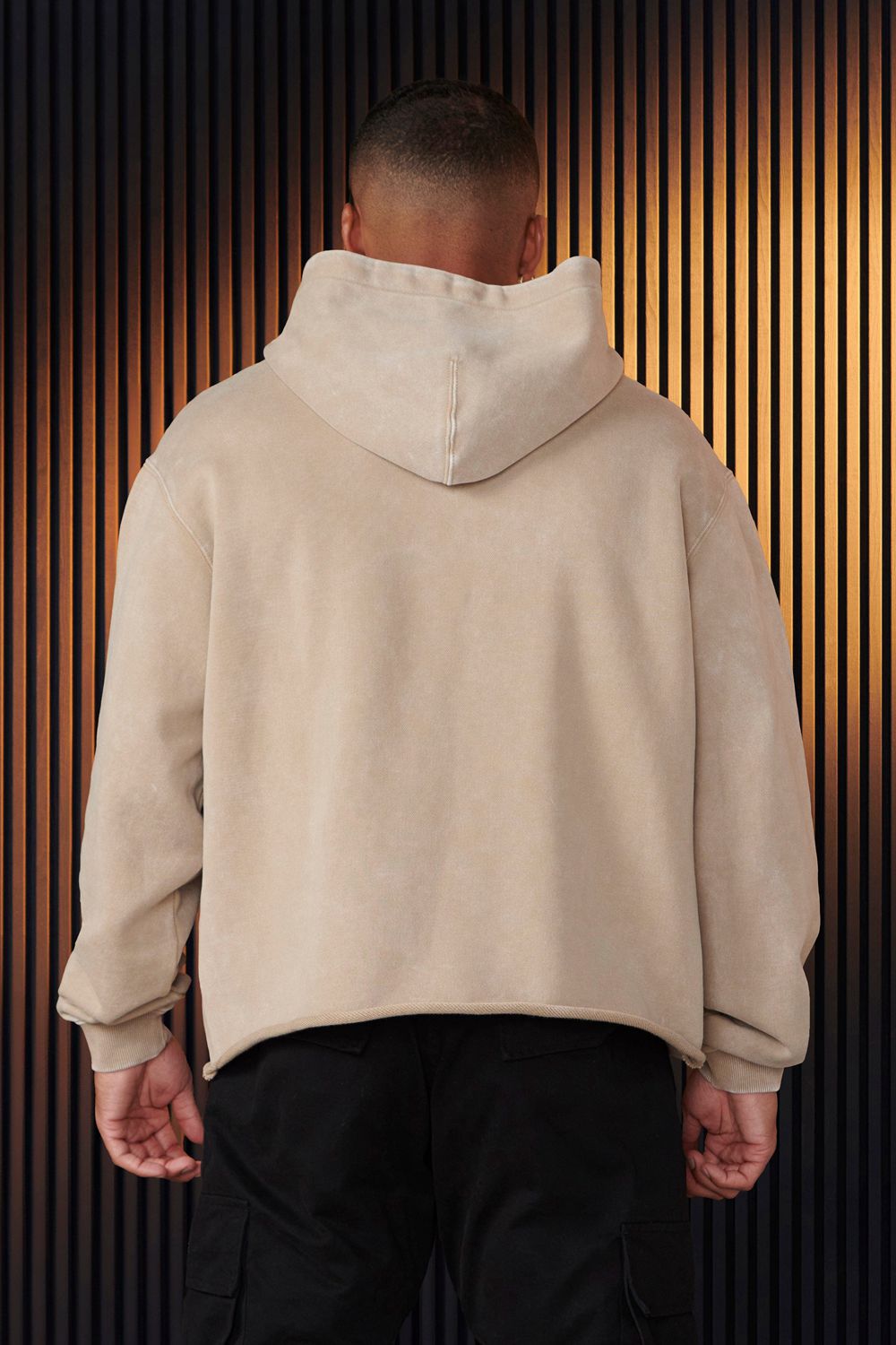 Young LA 568 - Icon Washed Hoodies Beige | Australia WAFRO-8907