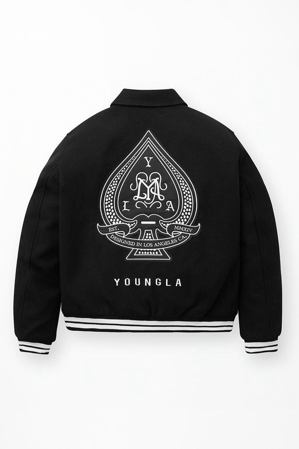 Young LA 569 - Ace Of Spade Letterman Black | Australia GHAQM-4986