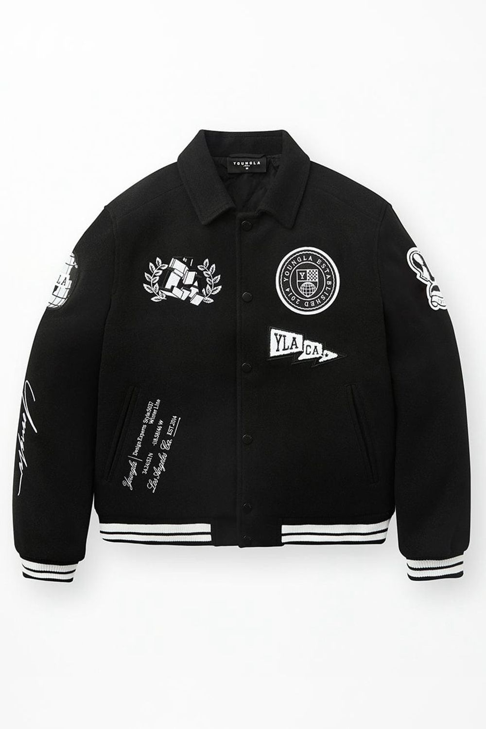 Young LA 569 - Ace Of Spade Letterman Black | Australia GHAQM-4986