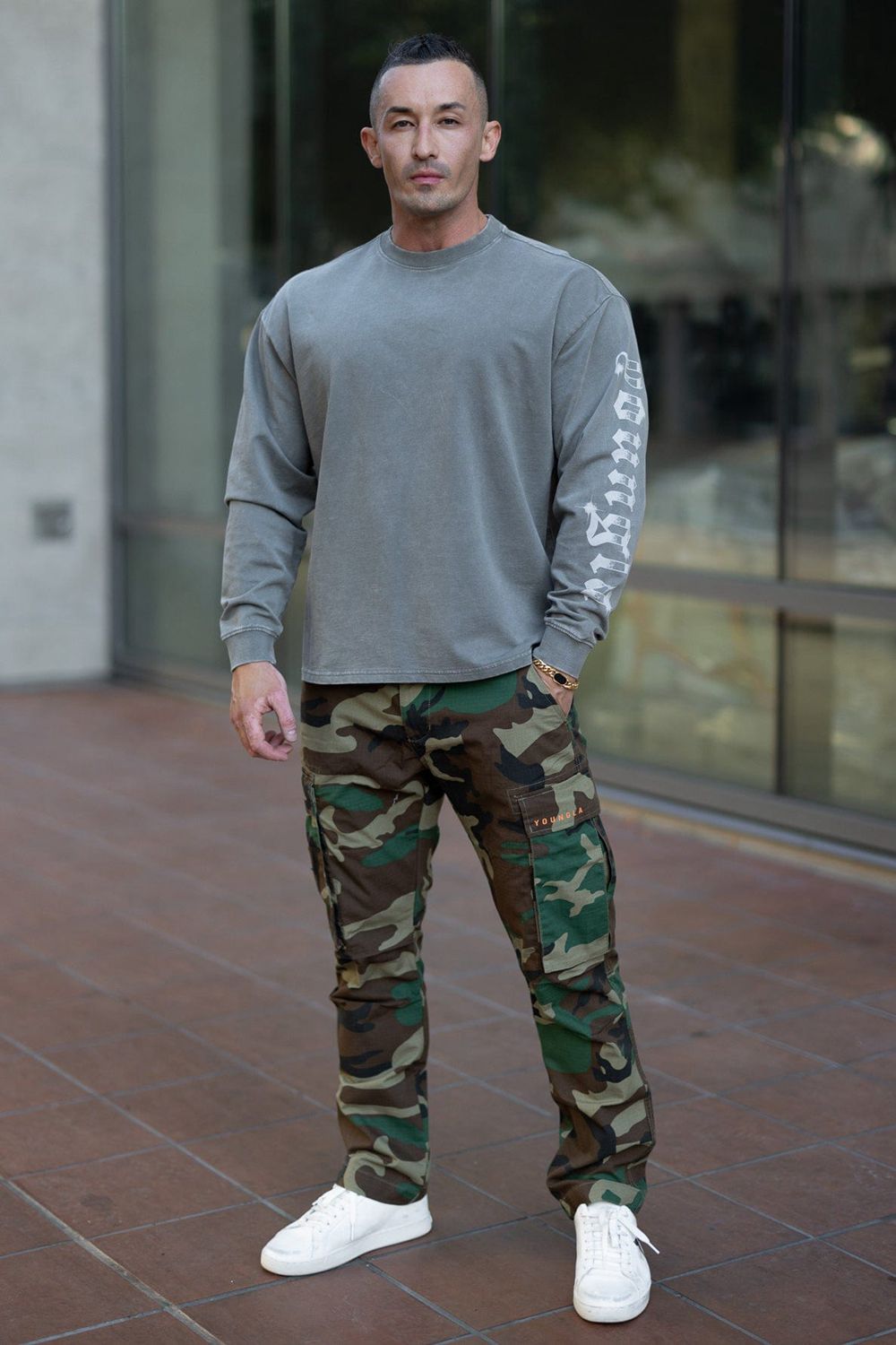 Young LA 602 - Camo Tactical Cargos Camo | Australia GBRZL-7801