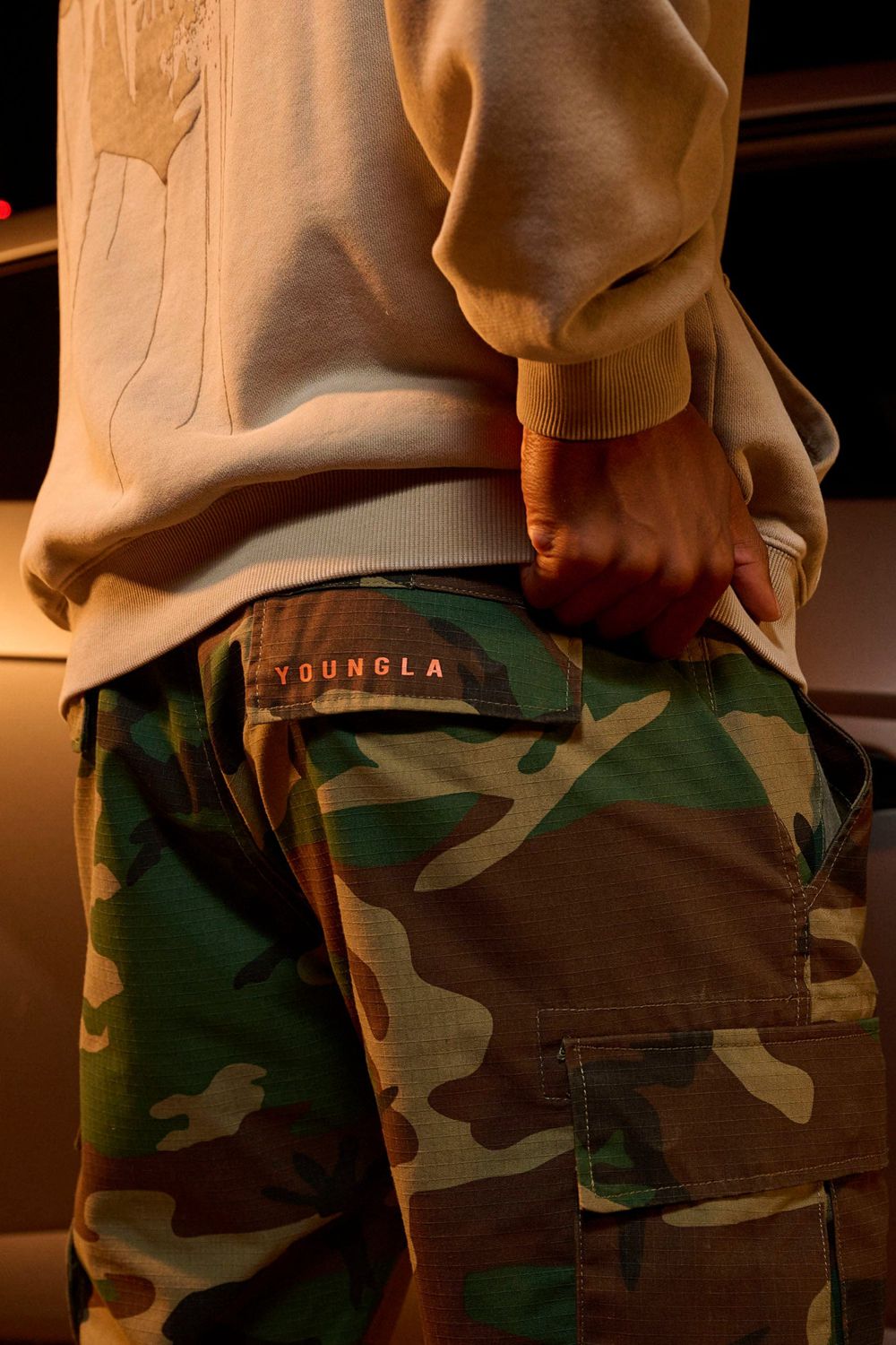 Young LA 602 - Camo Tactical Cargos Camo | Australia GBRZL-7801