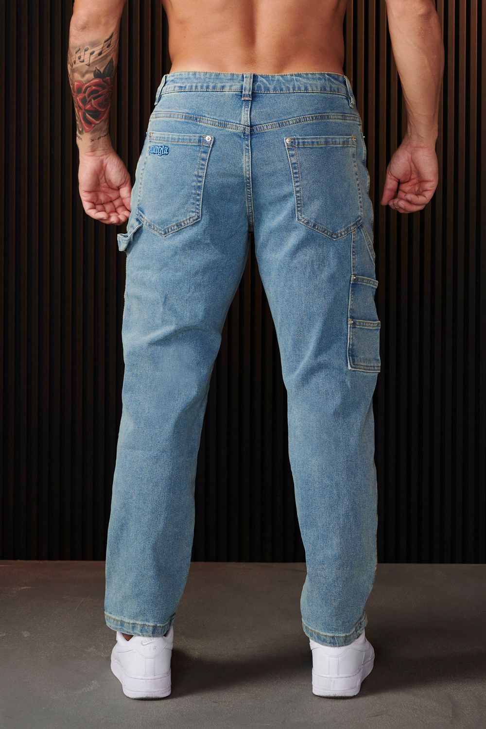 Young LA 611 - Utility Jeans Blue | Australia NCSEA-5187