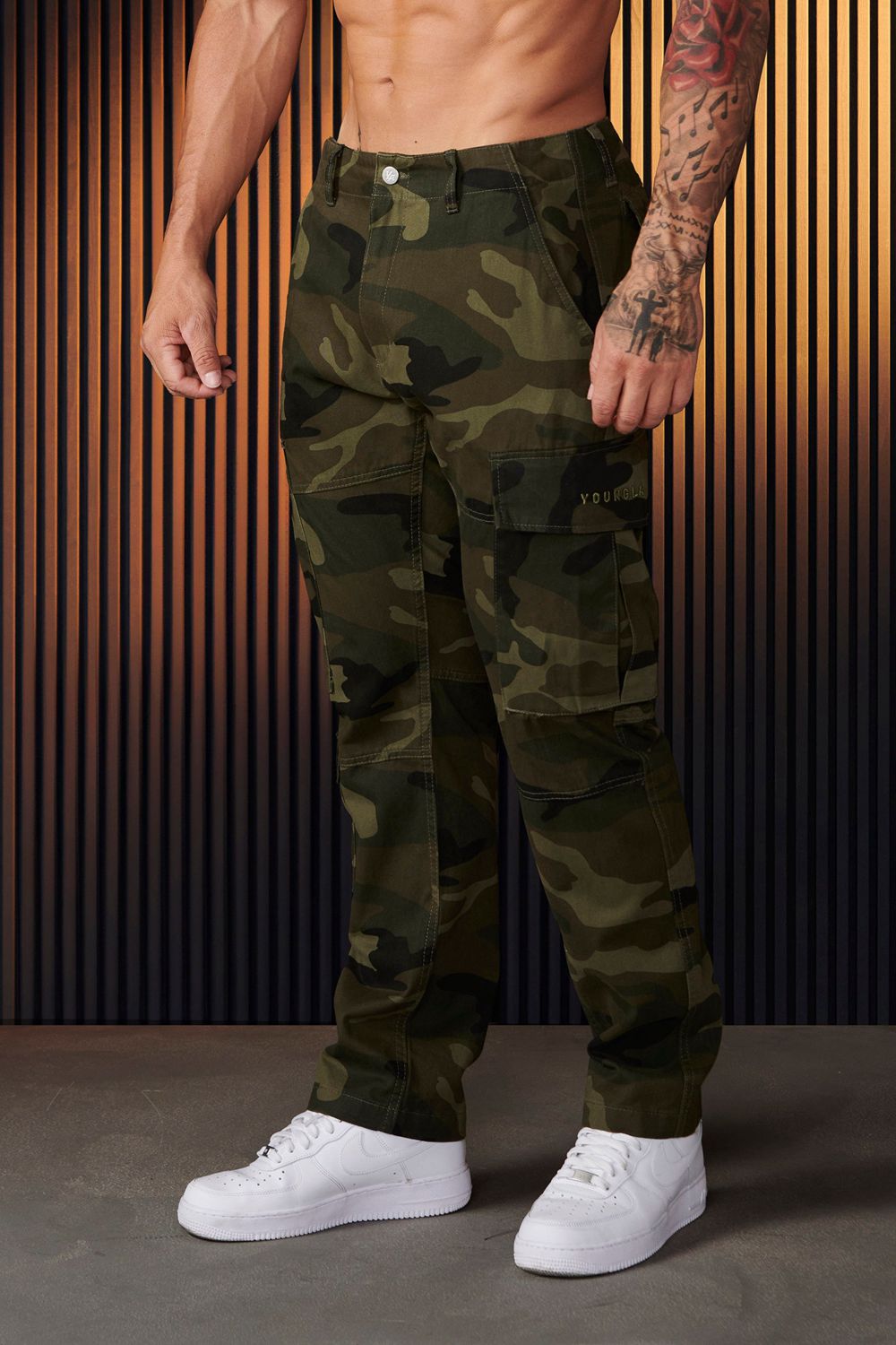 Young LA 616 - Suburban Twill Cargos Camo | Australia ACZDQ-6953