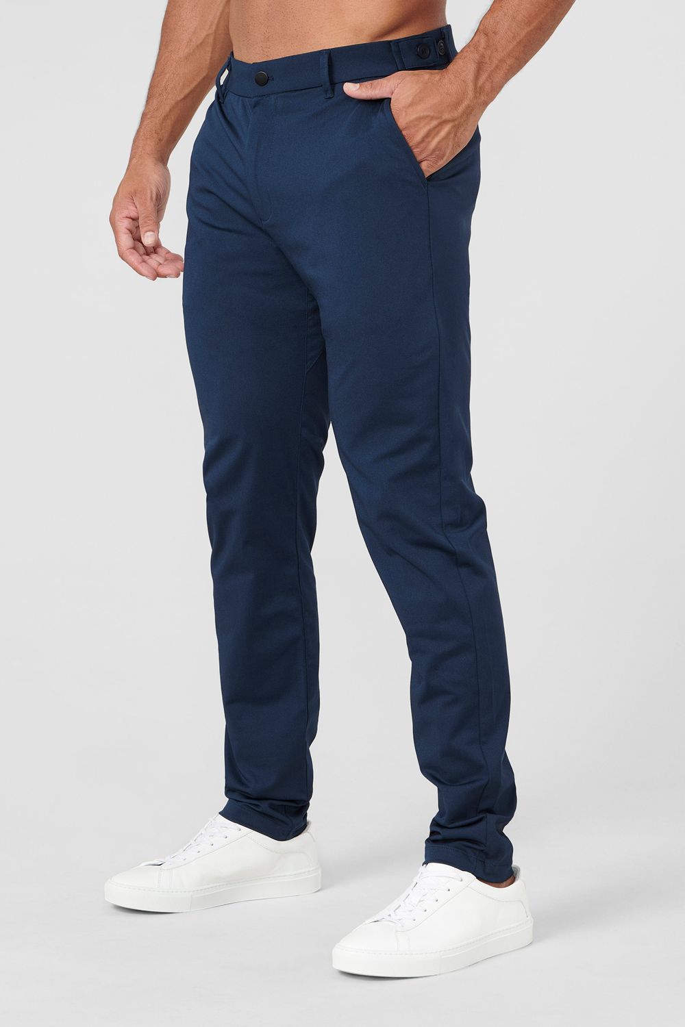 Young LA 626 Office Tech Pants Navy | Australia ZGWVF-0795