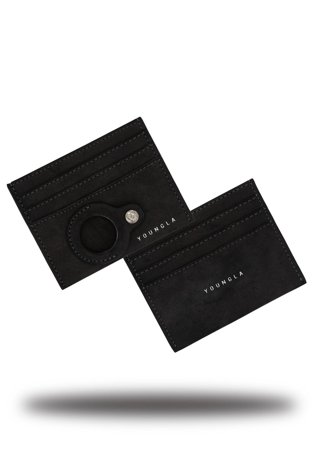 Young LA 725 Executive Card Holder Black | Australia QULYC-7401