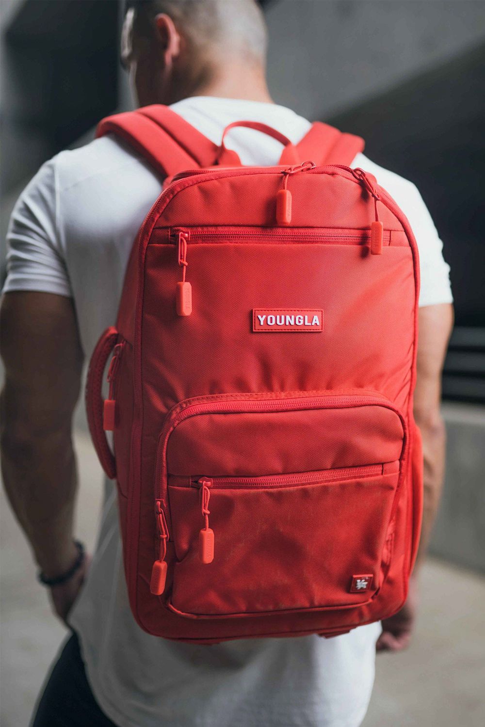 Young LA 730 Expedition Backpacks Red | Australia JNPKF-0786