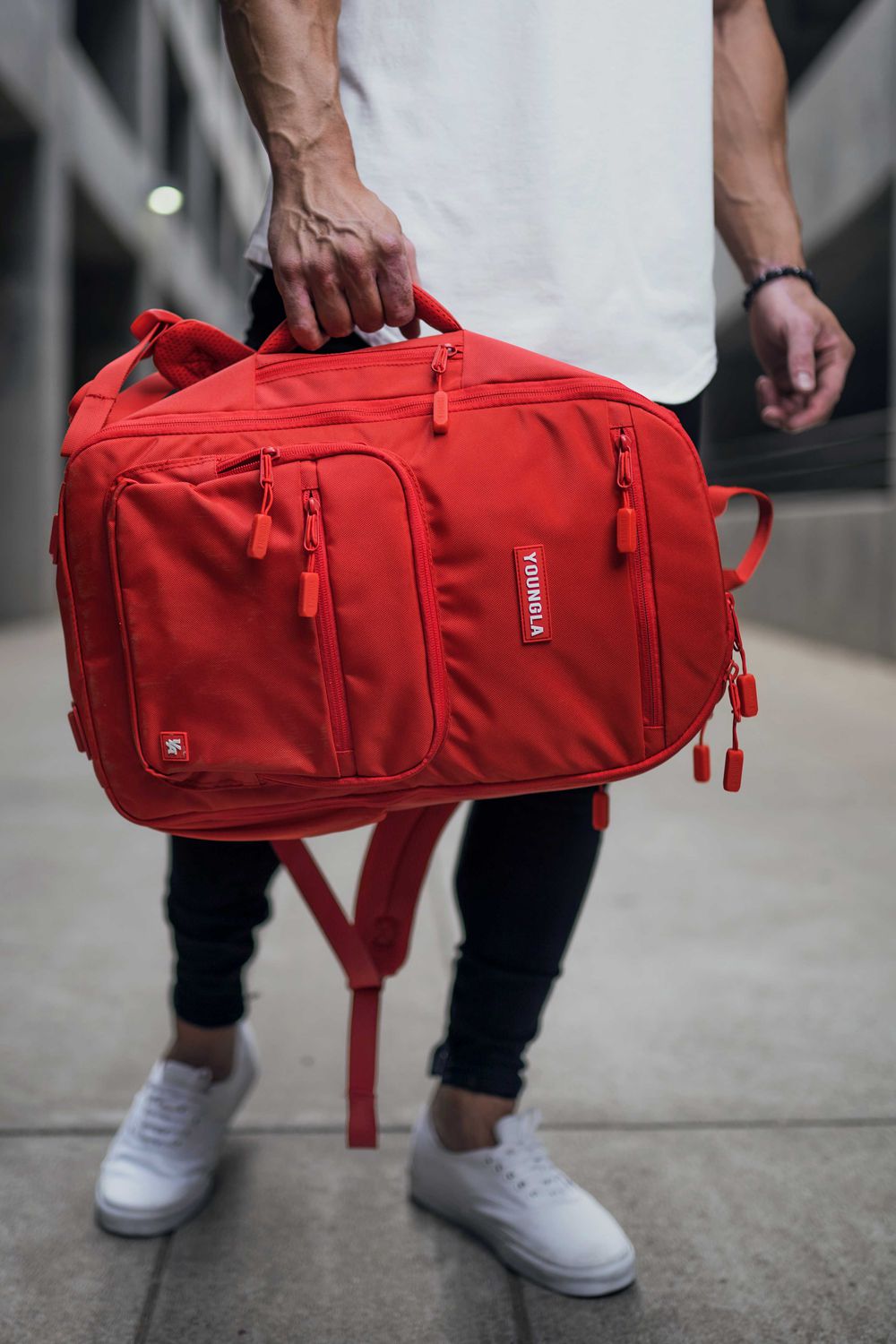 Young LA 730 Expedition Backpacks Red | Australia JNPKF-0786