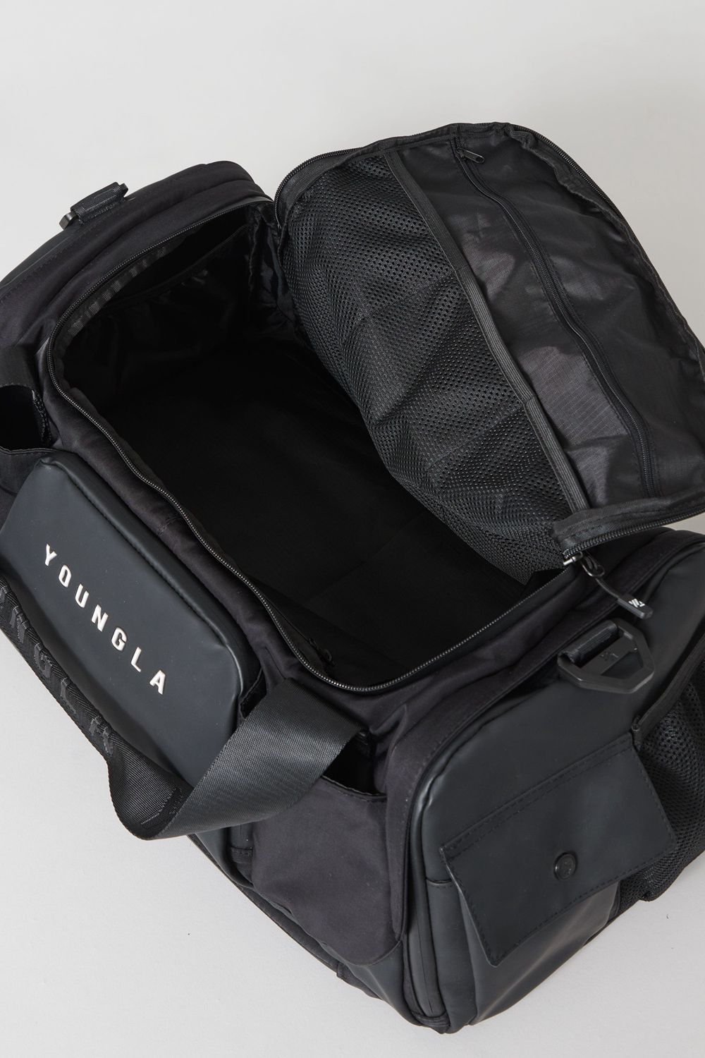 Young LA 741 Hybrid Duffle Backpacks Black | Australia BNVZT-2593