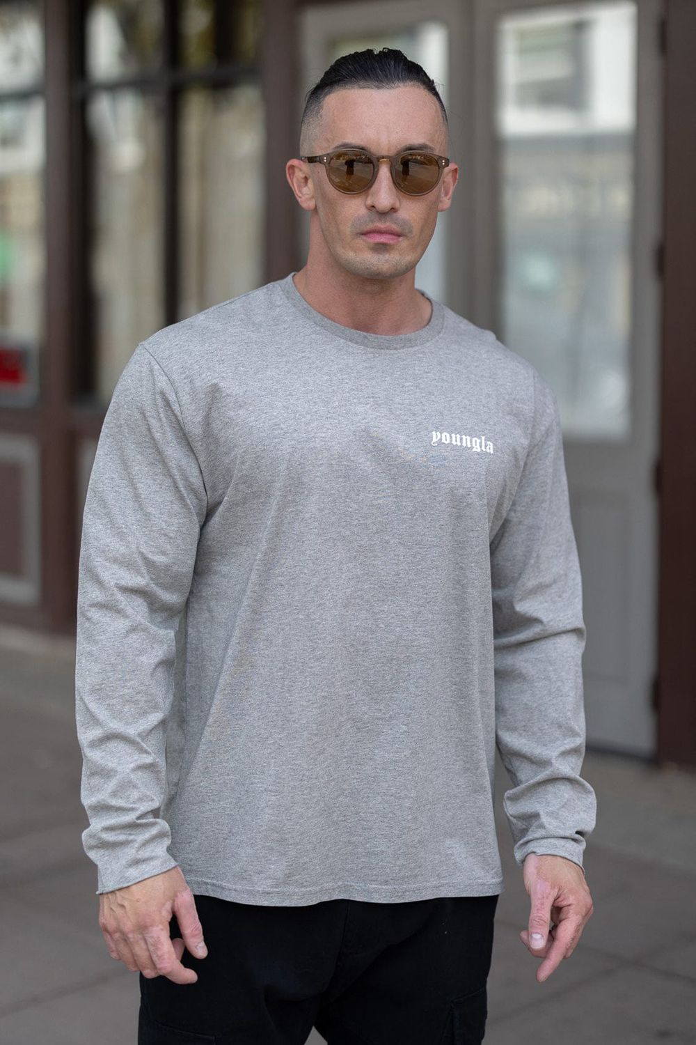 Young LA 801 - Eternal Longsleeves Grey | Australia SXDCA-0952