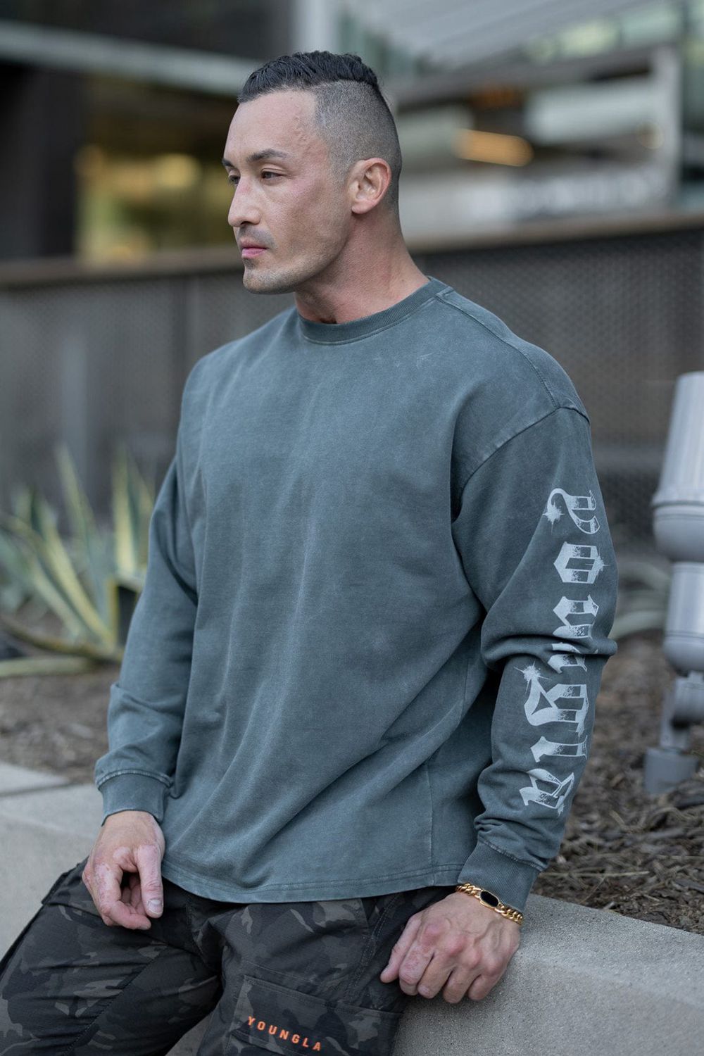 Young LA 8028 - Chrome Longsleeves Teal | Australia OHSQC-3609