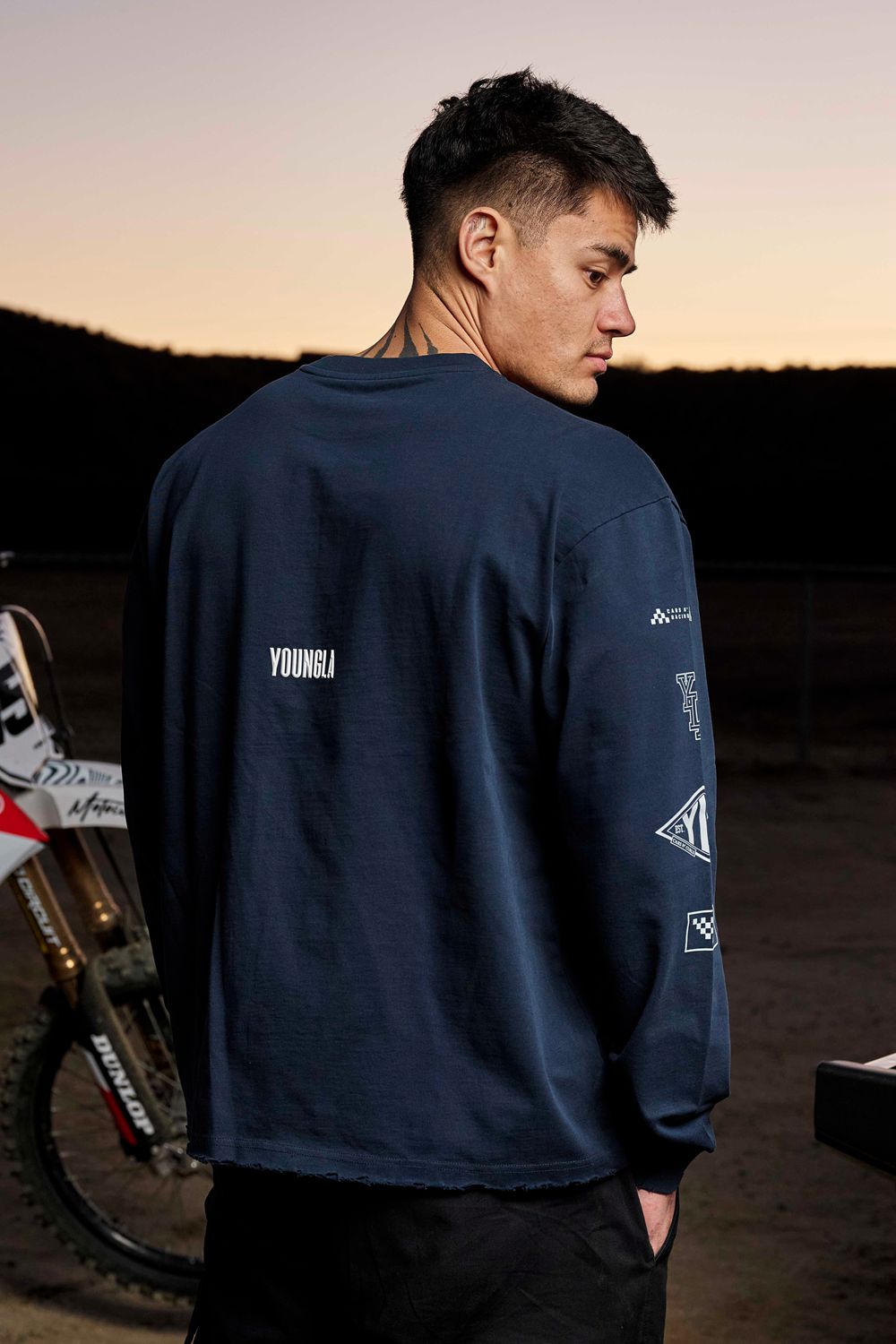 Young LA 8037 - Excellence Longsleeves Navy | Australia PBOCX-6908