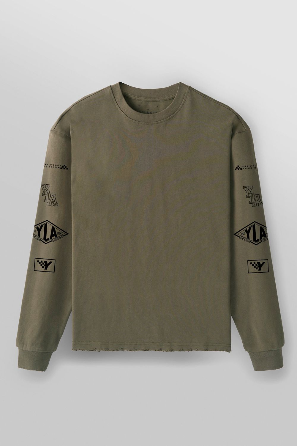 Young LA 8037 - Excellence Longsleeves Olive | Australia VHKCA-0845