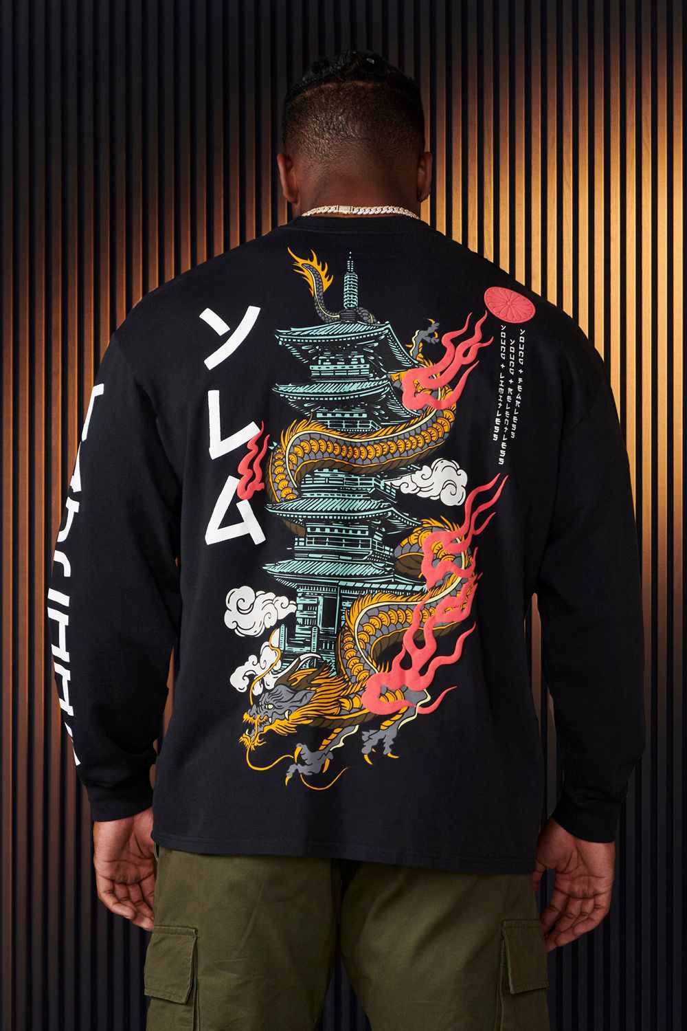 Young LA 8038 - Tokyo Longsleeves Black | Australia UKEYA-2561