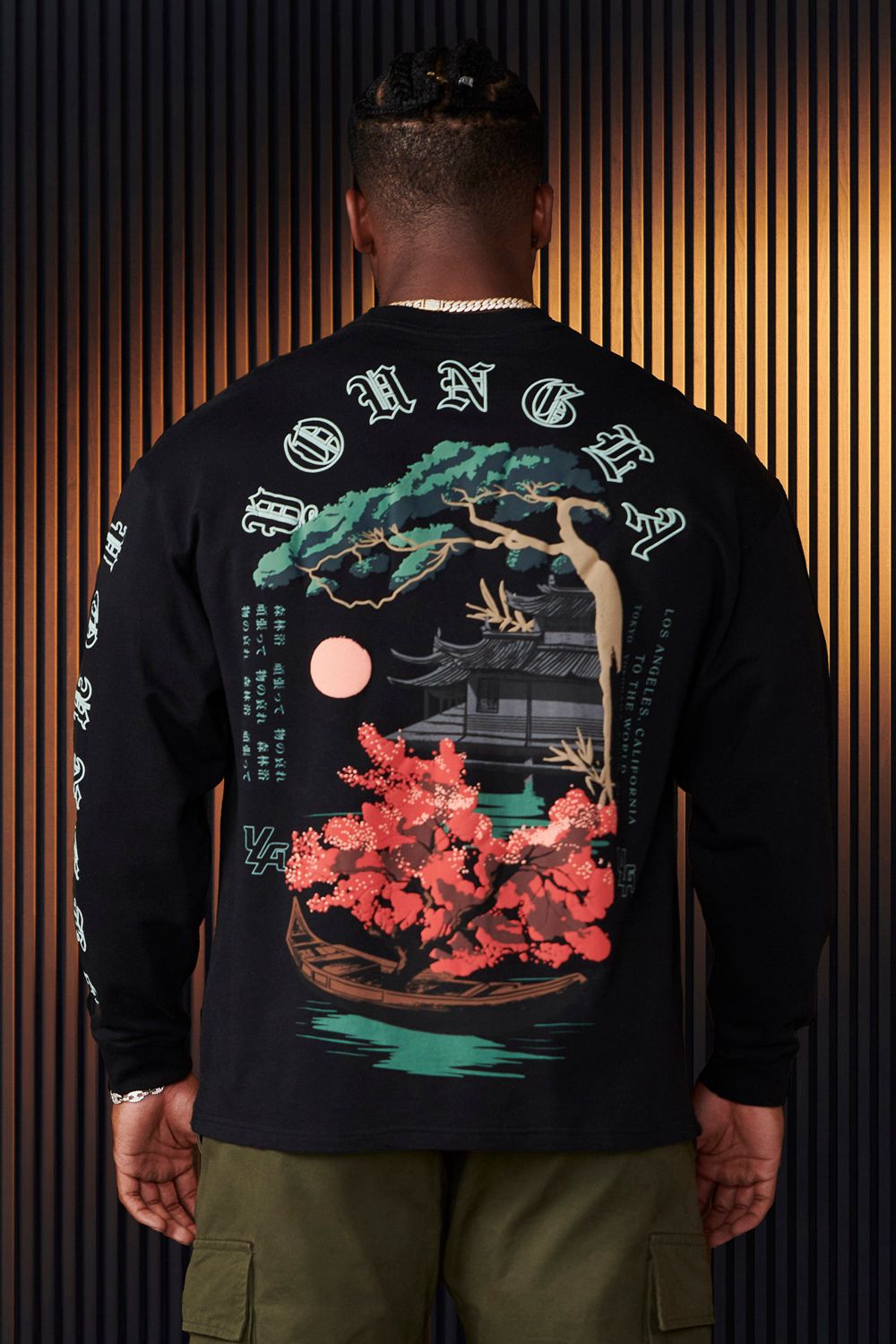 Young LA 8038 - Tokyo Longsleeves Black | Australia MXQNS-6742