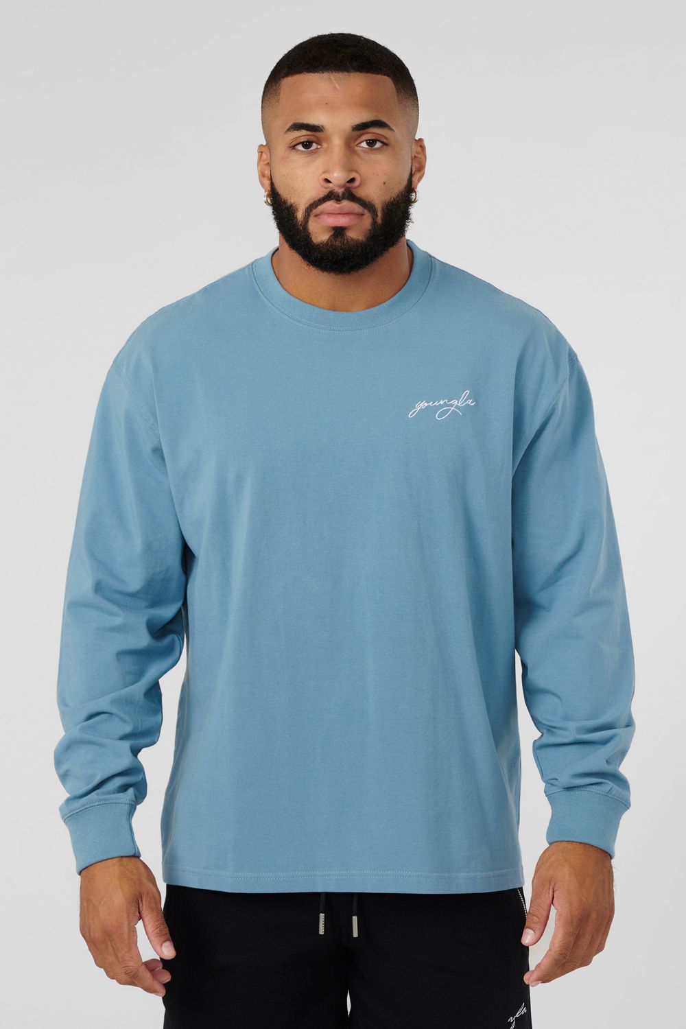 Young LA 805 Essential Longsleeves Blue | Australia CFWOA-4965