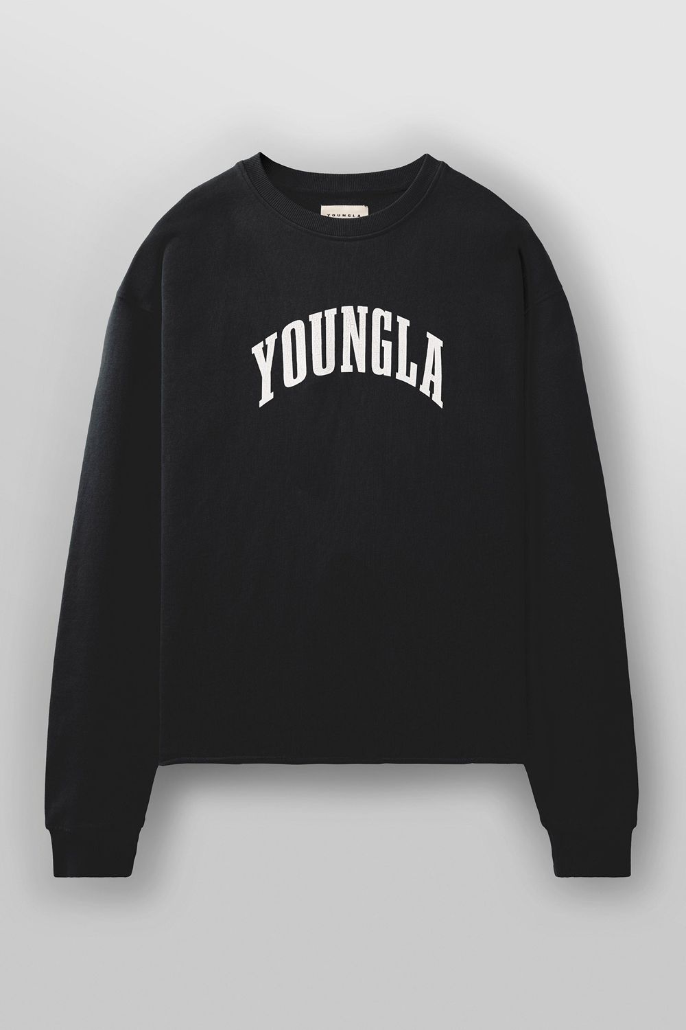 Young LA 826 - Uni Crewneck Black | Australia UROGE-3175