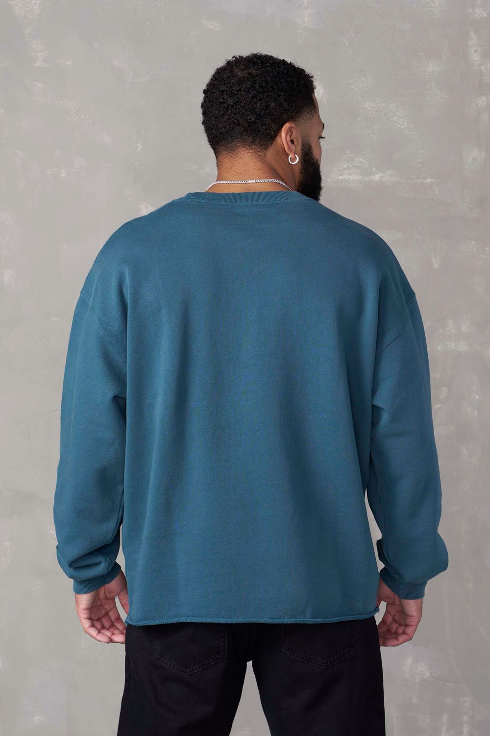 Young LA 826 - Uni Crewneck Blue | Australia JNKZO-3905