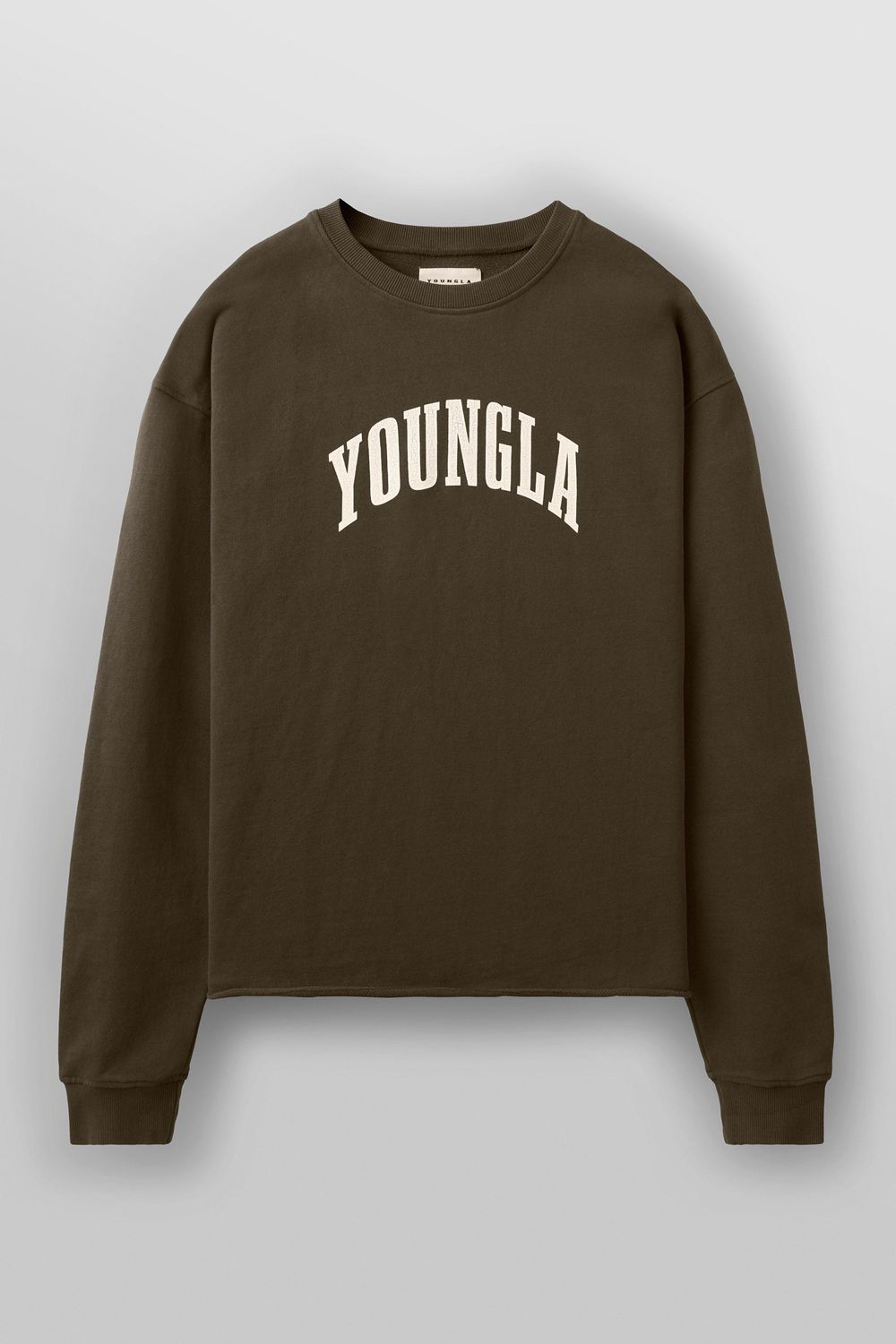 Young LA 826 - Uni Crewneck Brown | Australia VTGWL-0764