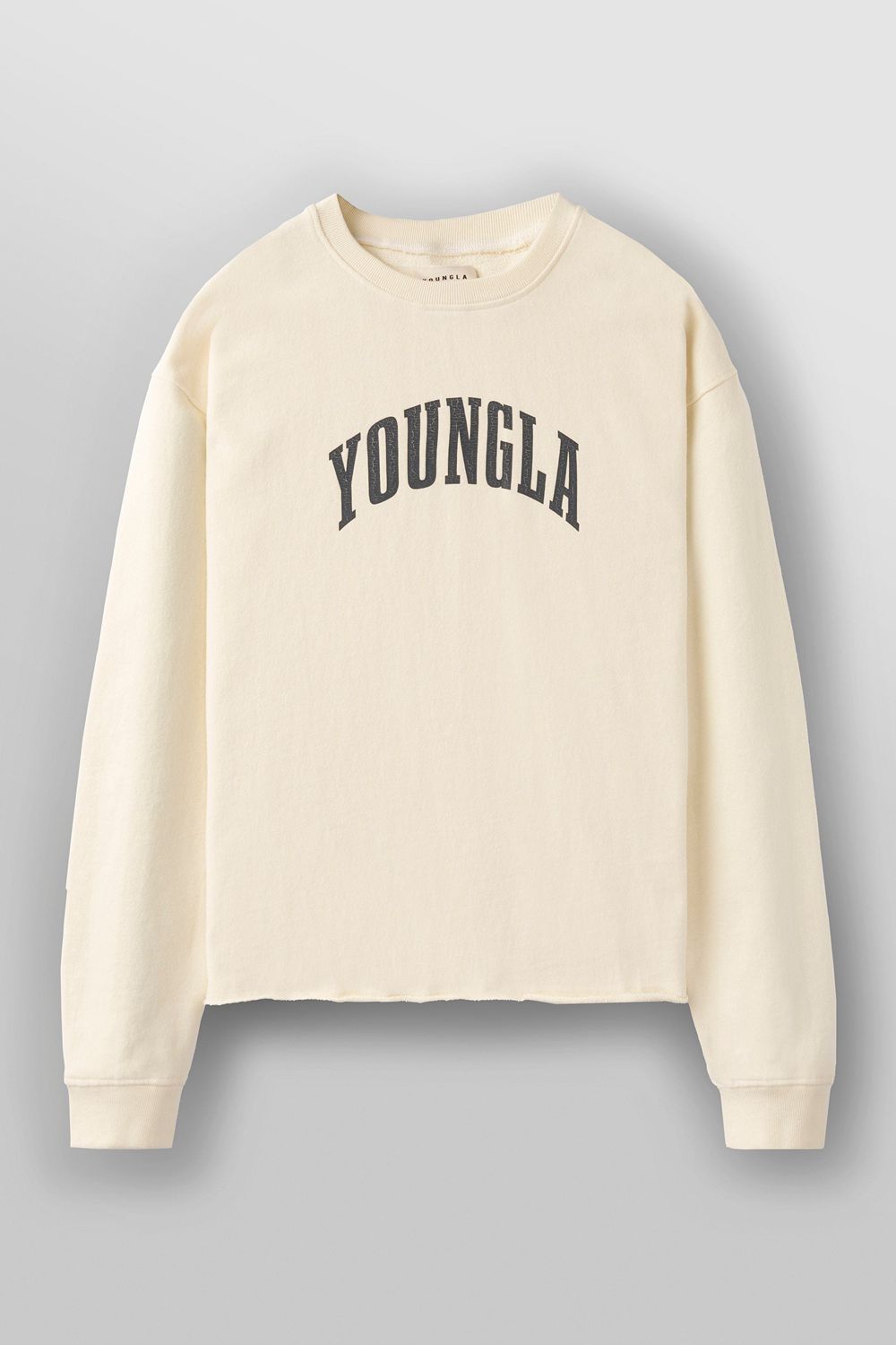 Young LA 826 - Uni Crewneck White | Australia ZVBOQ-8713